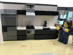 Photo of lego kitchen