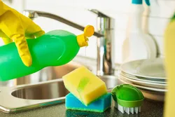 Cleaning in the kitchen photo