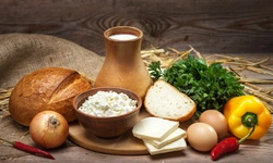Photo of milk in the kitchen