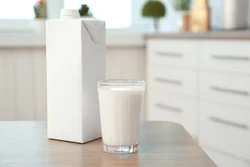 Photo Of Milk In The Kitchen