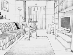Моя гостиная фото рисунки