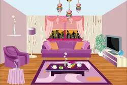 Моя гостиная фото рисунки