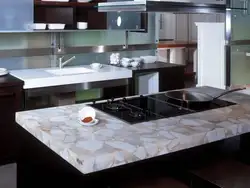 Кухни из кварца фото