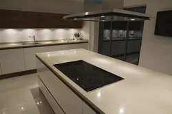 Kitchens made of quartz photo
