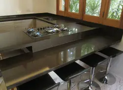 Kitchens made of quartz photo