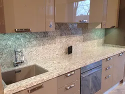 Кухни из кварца фото