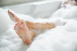 Ванна бөлмесіндегі жылы фото