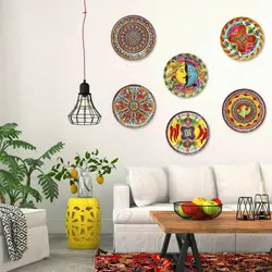 Plates in the kitchen photo