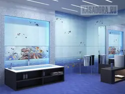 Photo of the city for the bathroom