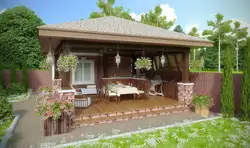 Проекты одноэтажных кухни фото