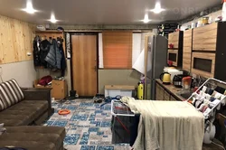 Bedroom in the garage photo