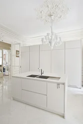 White Marble Kitchen Photo