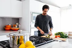 Pete in the kitchen photo