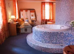 Room with bathroom photo