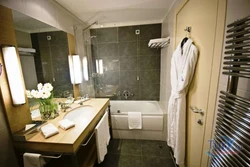 Room with bathroom photo