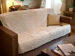 Bedspreads in the living room photo