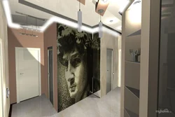 Hallway in mosaic photo