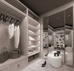 Dressing room from the bathroom photo