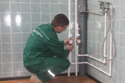 Photo of bathroom counters