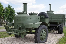 Photo of field kitchen