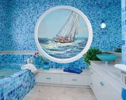 Ships in the bathroom photo