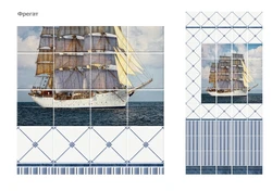 Ships in the bathroom photo