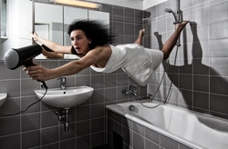 Photo Bath With Hairdryer