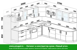 Oshxona fotosuratining chiziqli metri