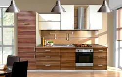 Кухни прямые дерево фото