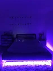 LED bedroom lighting photo