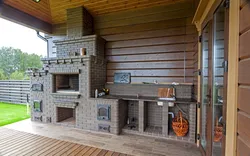 Photo of summer kitchen stoves