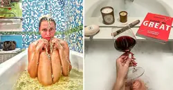 Баромадан аз ванна акс