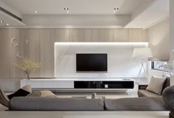 Floating living room interior photo