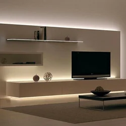 Floating living room interior photo