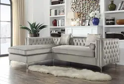 Photo of a velor living room