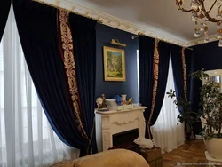Фото гостиной из велюра