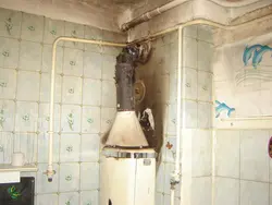 Chimney in the kitchen photo