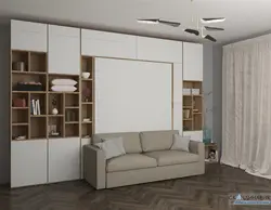 Кати гардероб ҳуҷраи зиндагӣ акс