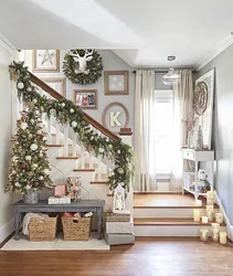 Christmas tree in the kitchen photo