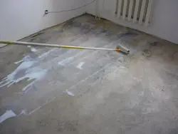 Screed in the kitchen photo