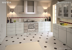 Photo of ceramic tiles kitchen