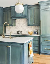Wooden Kitchen Painted Photo