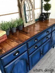 Wooden Kitchen Painted Photo