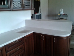 Corner kitchens stone photo