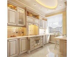 Beige gold kitchen photo