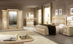 White bedroom italy photo