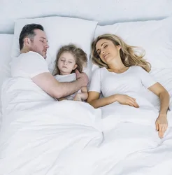 Photo Of Family In Bedroom