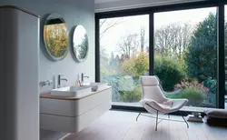 Chair in the bathroom photo