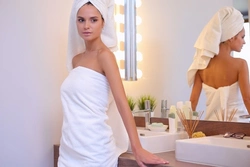Photo of towel after bath