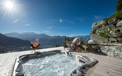 Bath in the mountains photo